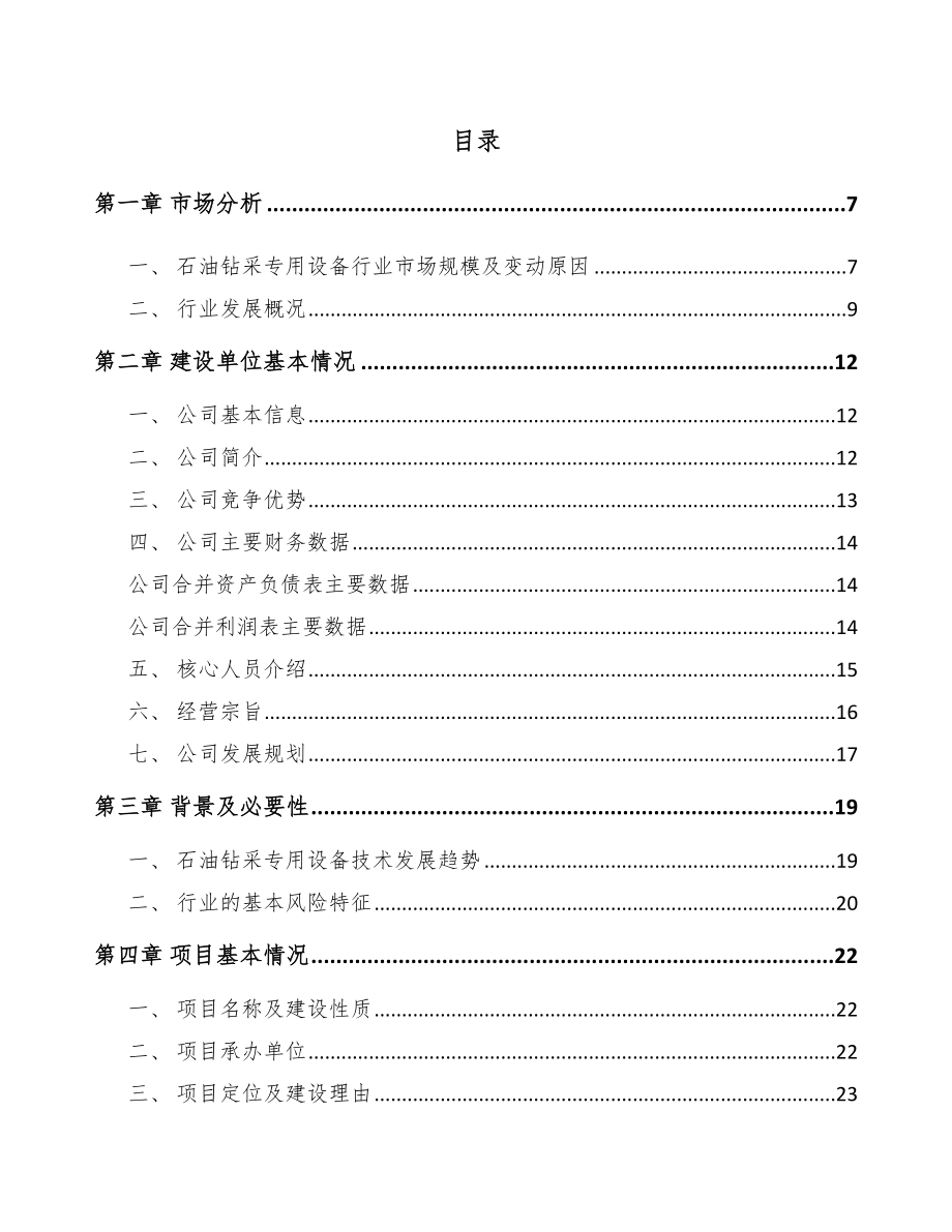 崇左钻具项目可行性研究报告.docx_第1页