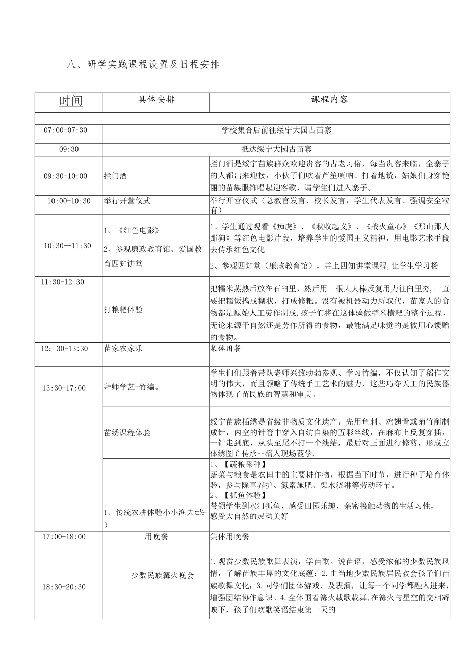 邵阳市大祥区第一中学研学实践活动方案.docx_第3页