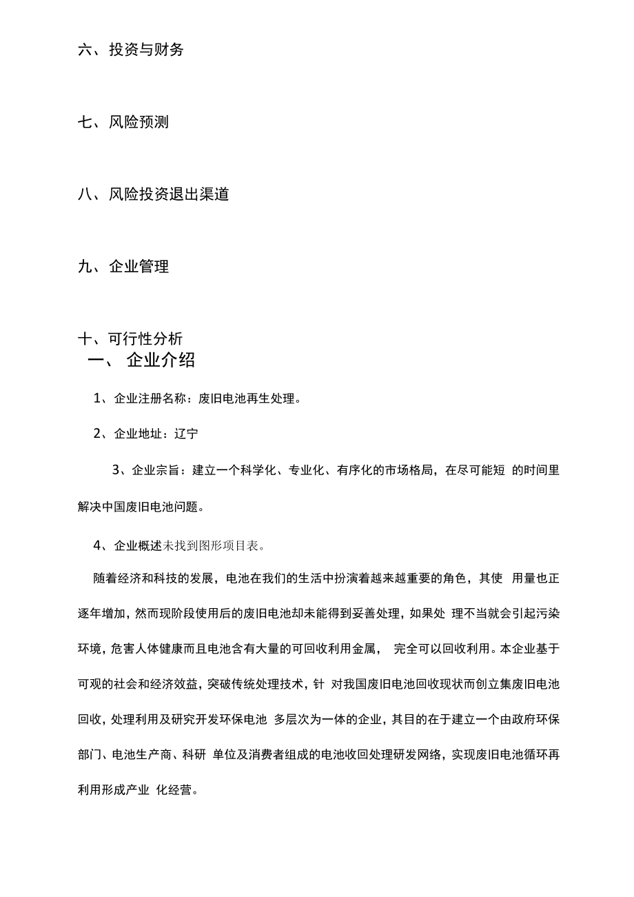 各类废旧电池再生处理利用项目商业计划书.docx_第2页