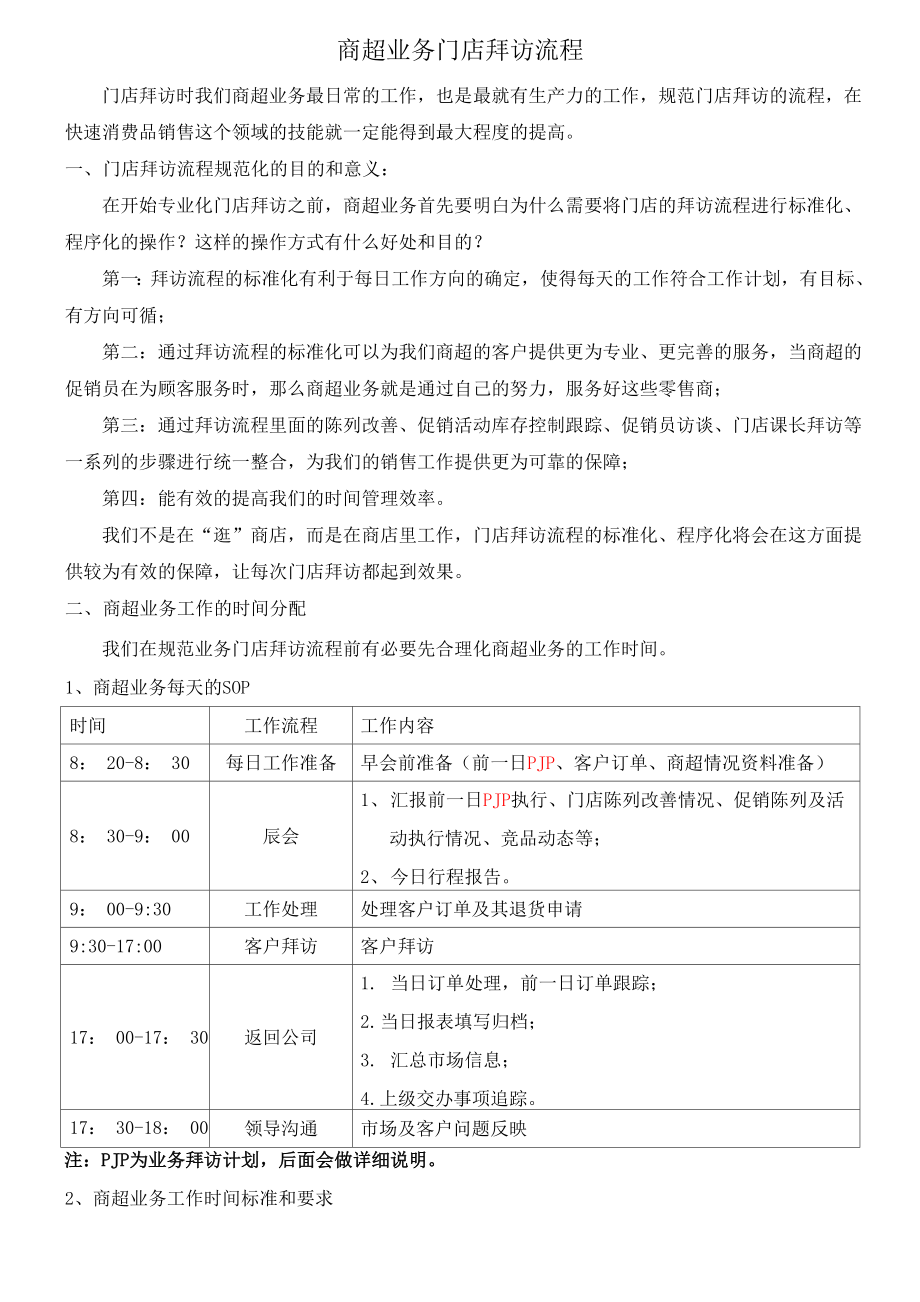 商超业务门店拜访流程.docx_第1页