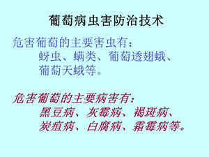 葡萄病虫害的防治技术.ppt