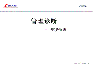 管理诊断-财务管理.ppt