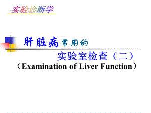 肝病病常用的实验室检查.ppt