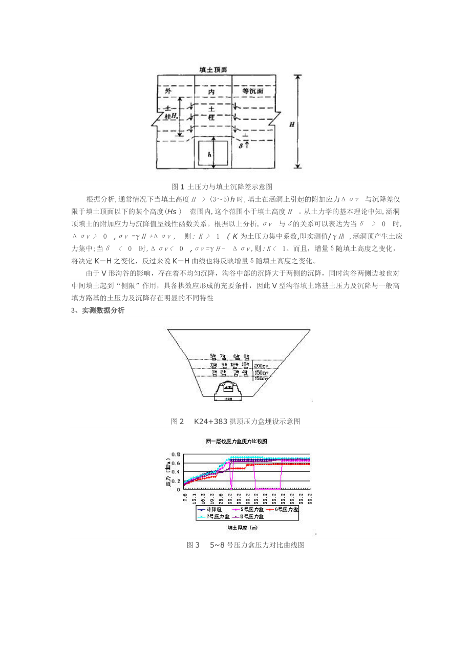 [精品文档]高填方涵洞土压力与填土沉降差关系分析.doc_第2页