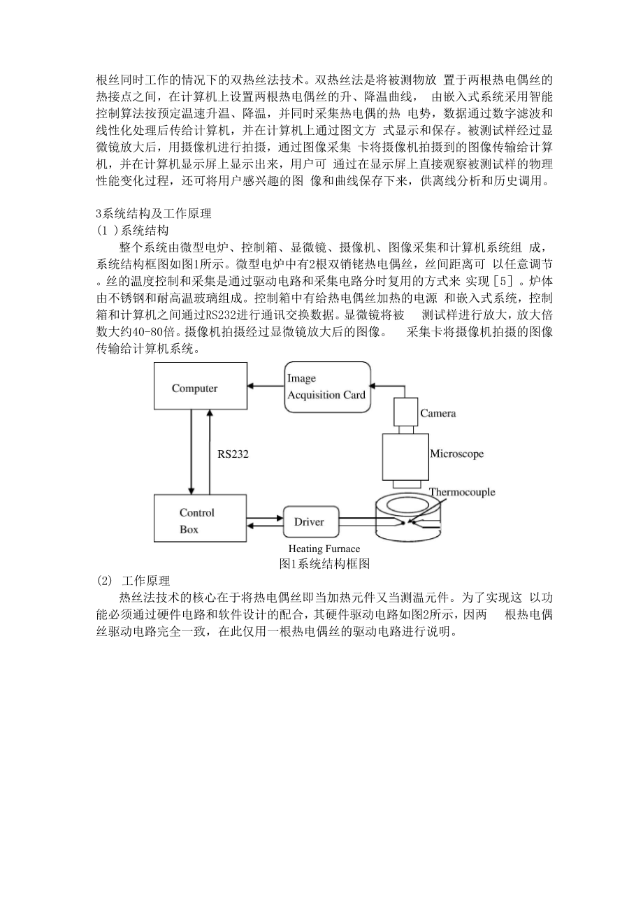 双热丝法保护渣结晶过程和结晶率测定装置的研制.docx_第2页