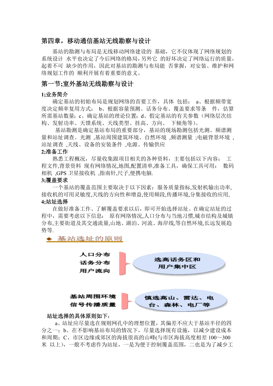 第四章,移动通信基站无线勘察与设计.doc_第1页