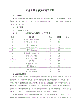 右坝肩边坡支护方案讲解.docx