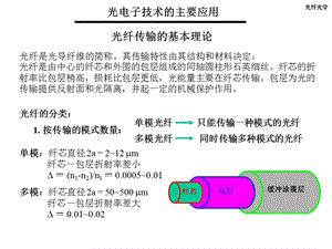 部分光电子的应用光纤光学.ppt