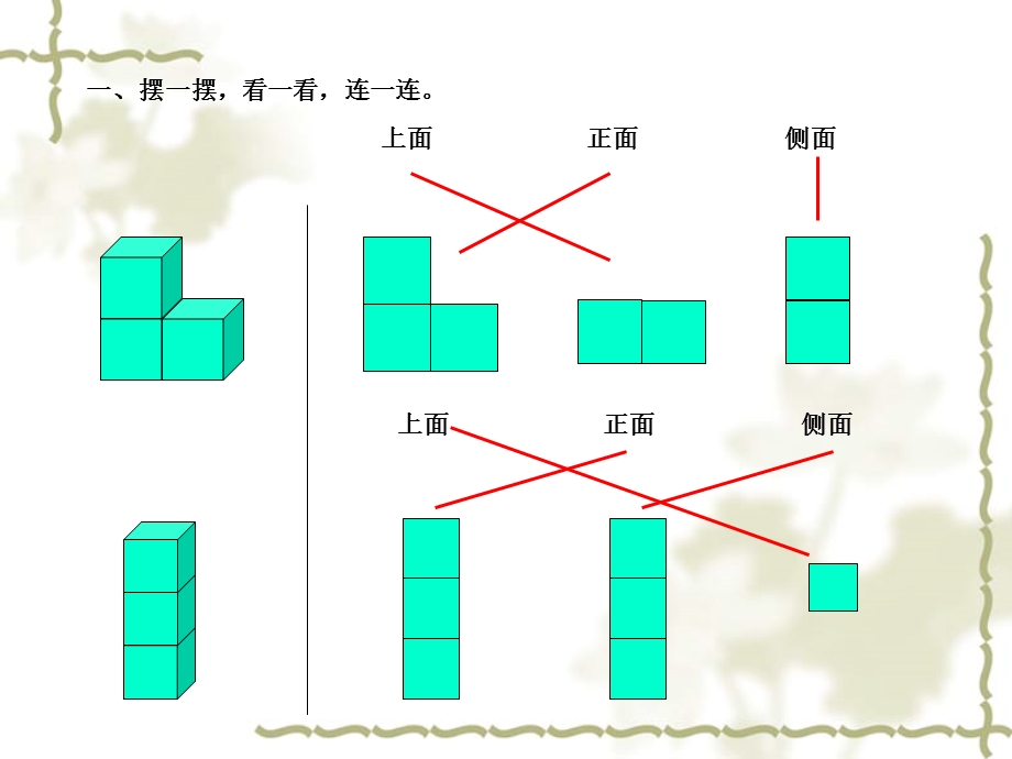 观察物体复习课.ppt_第2页