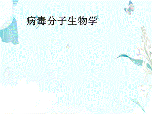 病毒分子生物学.ppt