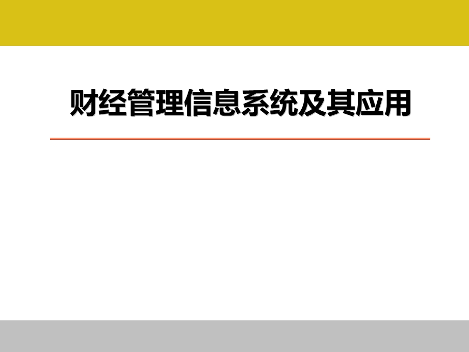 财经管理信息系统.ppt_第1页