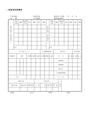 工业企业成本核算表汇总表().doc