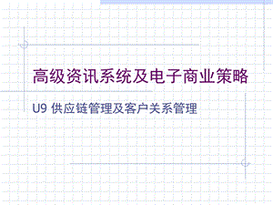 高级资讯系统及电子商业策略.ppt