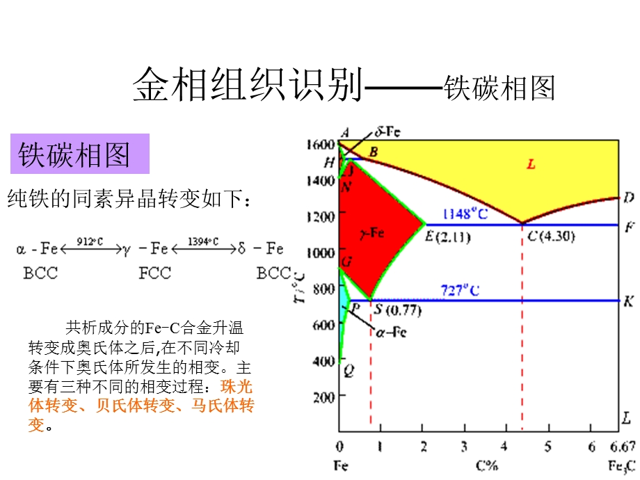 金相组织识别-铁碳相图.ppt_第2页