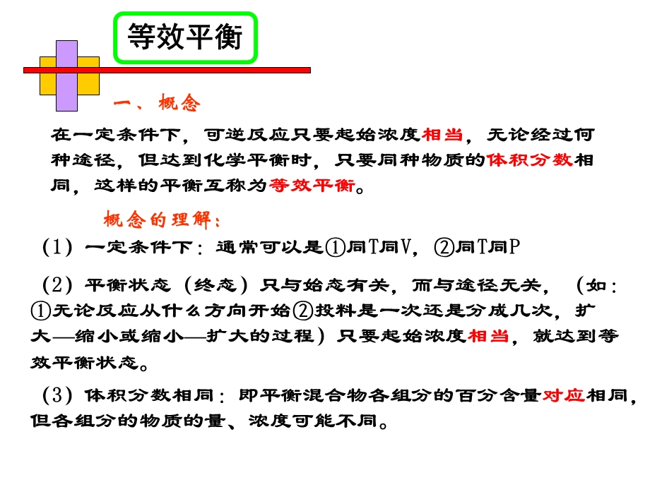 等效平衡的课件(上课用).ppt_第1页