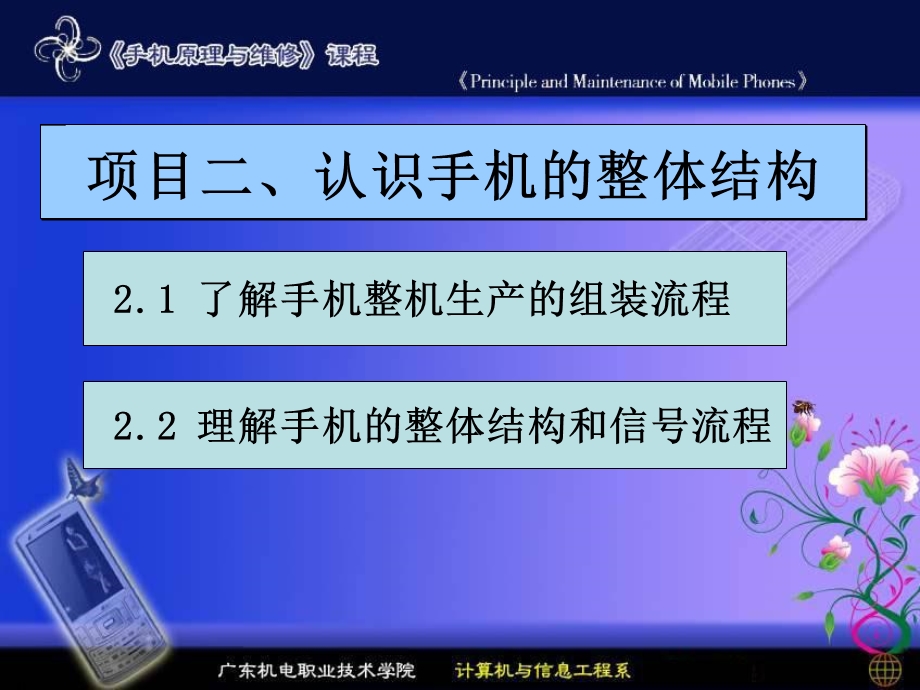 认识手机的整体结构.ppt_第1页