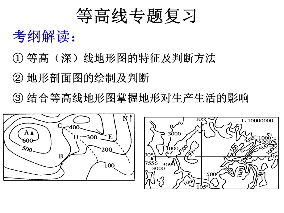 等高线专题复习.ppt_第1页