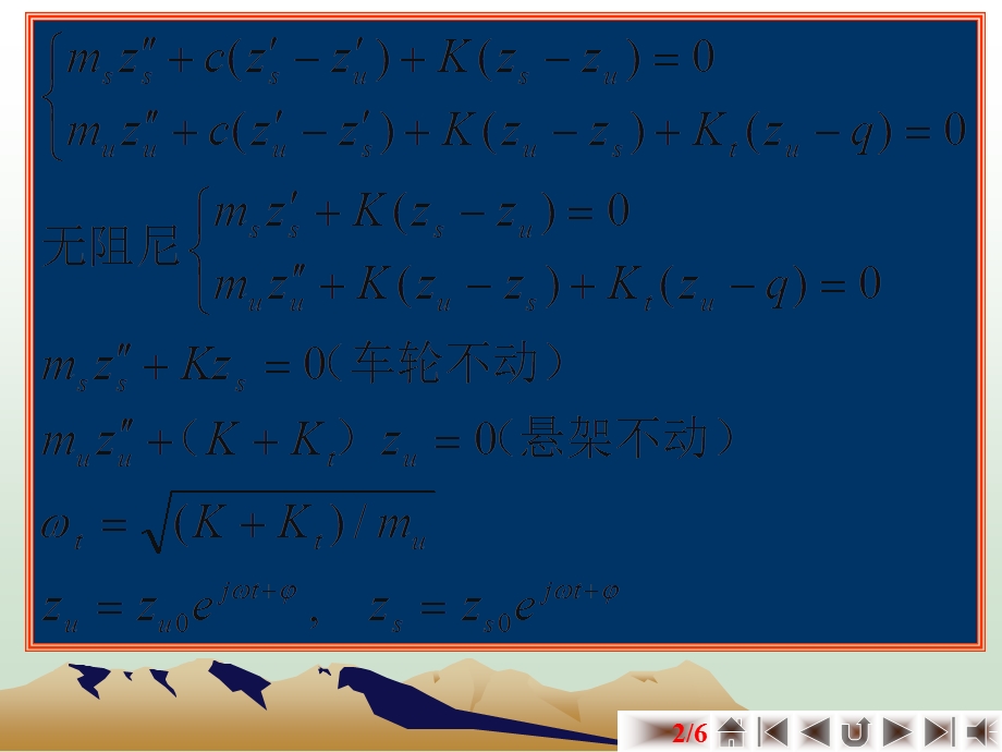 车身和车轮双质量系统的振动.ppt_第2页