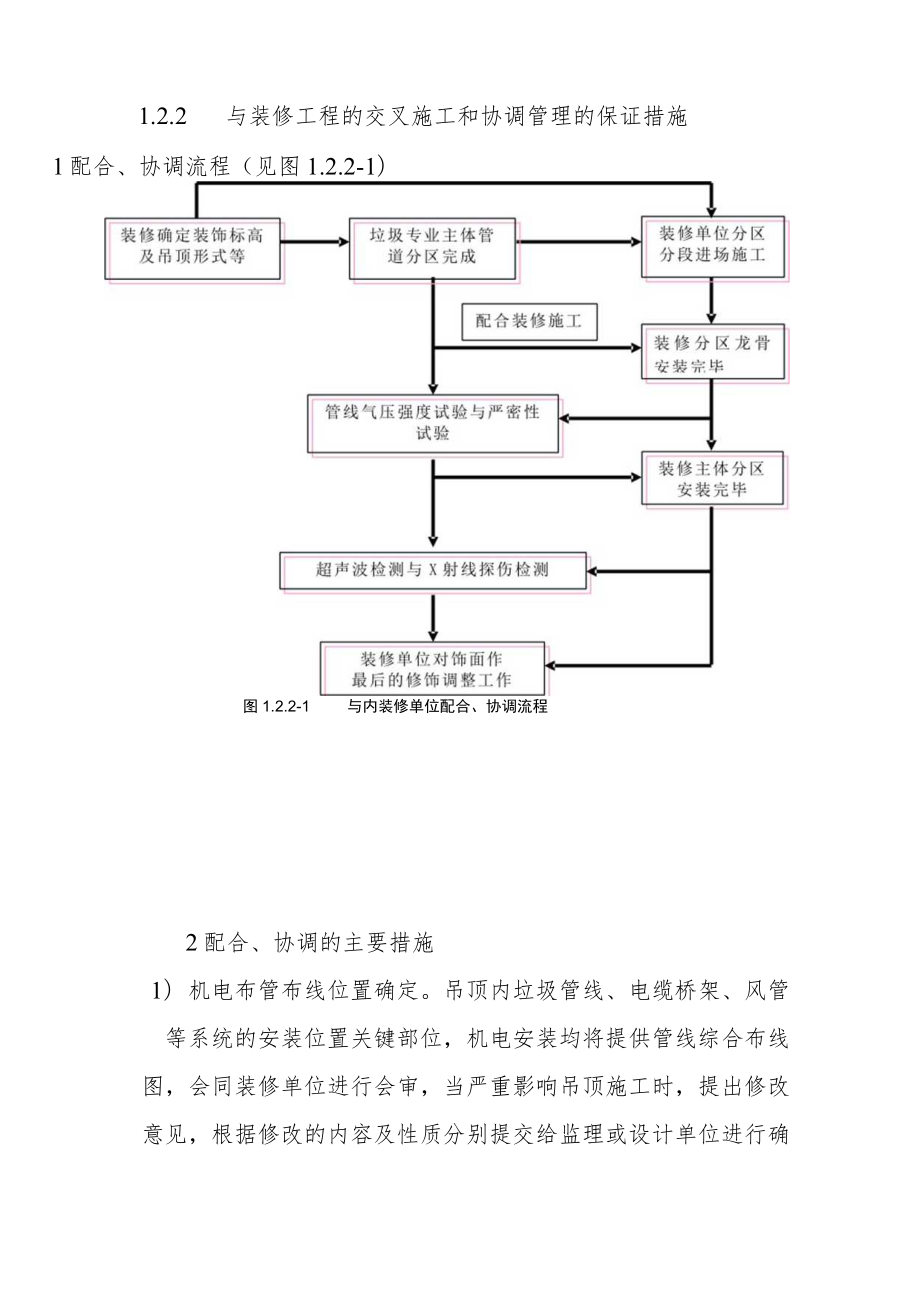 生活垃圾收集系统设备及管道安装工程与其他专业单位的交叉施工与协调管理的保证措施与承诺.docx_第3页