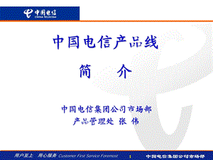 电信产品线规划.ppt