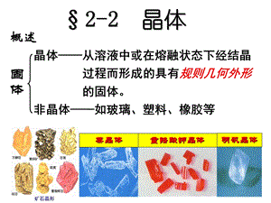 高三化学总复习之-2-2-晶体(学生).ppt