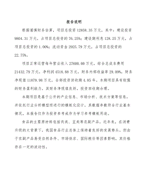 山西年产xxx吨休闲食品项目招商引资报告.docx