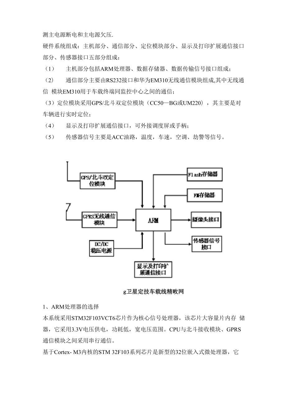 北斗卫星定位车载终端技术方案.docx_第3页