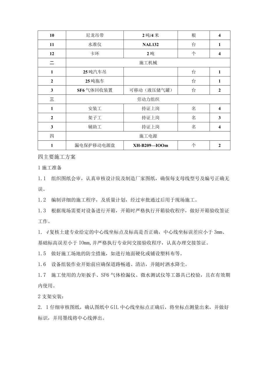 GIL输电线路施工方案指导.docx_第2页