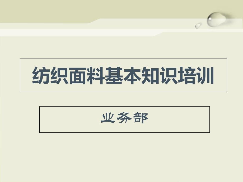 面料基本知识培训.ppt_第1页
