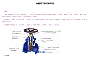 各种阀门种类和原理.docx