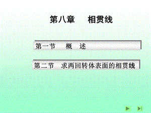 绘制球与圆柱偏交相贯线的投影.ppt