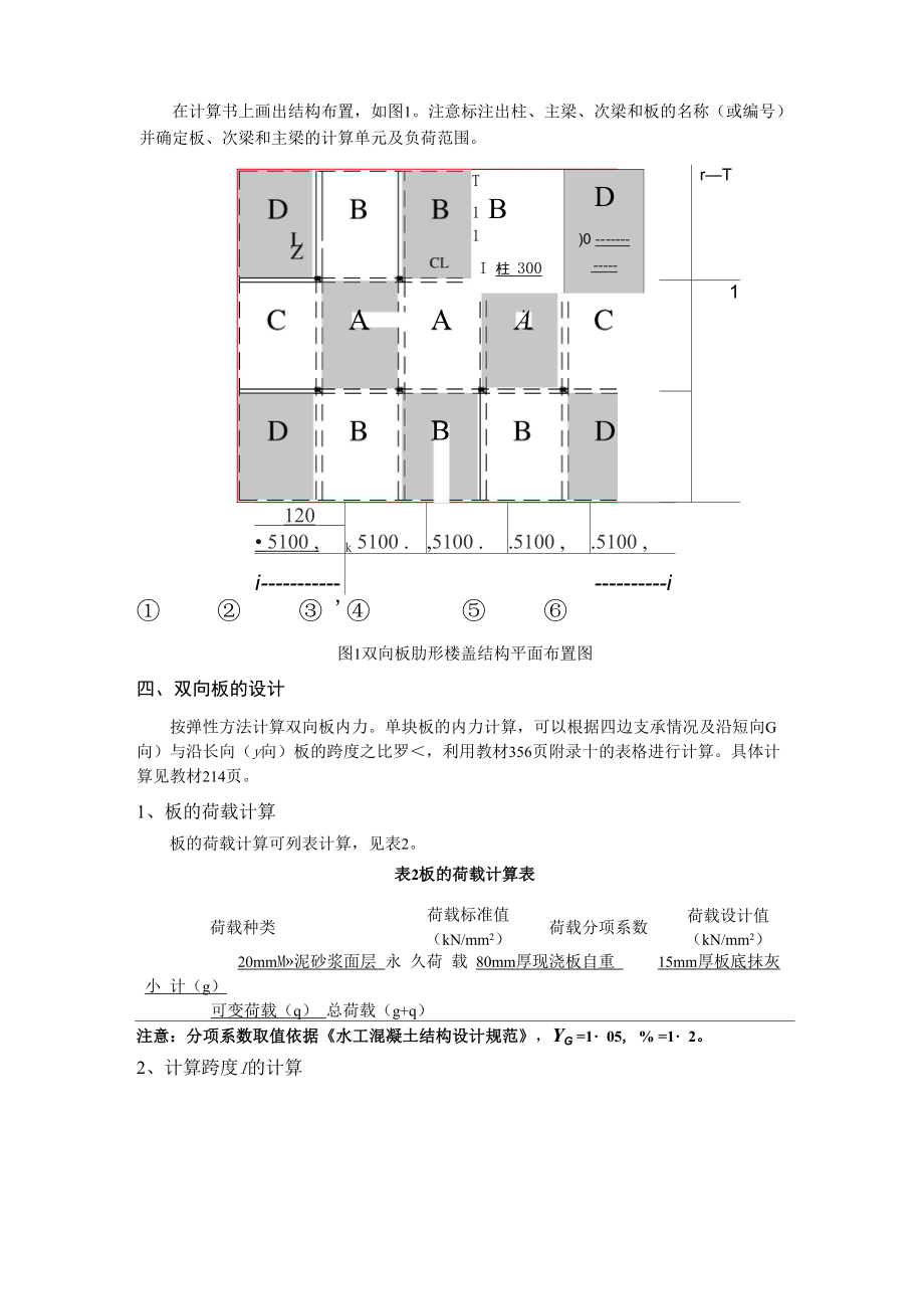 双向板课程设计指导书.docx_第3页