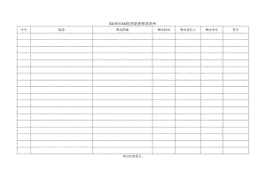 项目检查隐患排查清单.docx