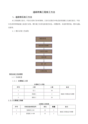 道路附属工程施工方法.docx