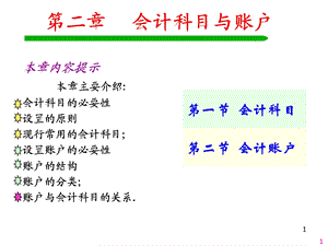 会计科目与账户 .ppt