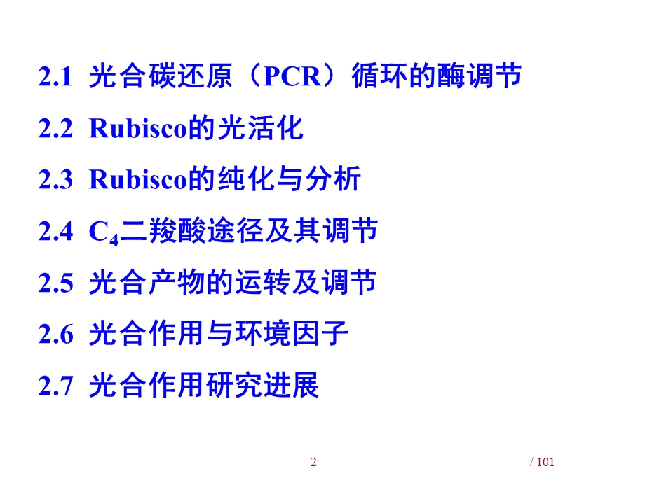 光合作用的有关机理-王学奎.ppt_第2页