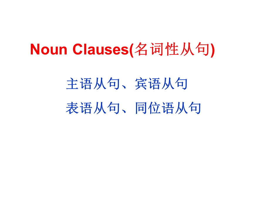 名词性从句Nounclauses.ppt_第1页