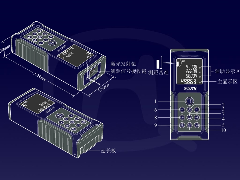 南方手持激光测距仪PD-58A.ppt_第2页