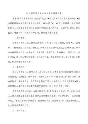 财政履职情况报告审议意见整改方案.docx