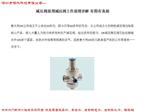 减压阀工作原理图解减压阀工作原.ppt