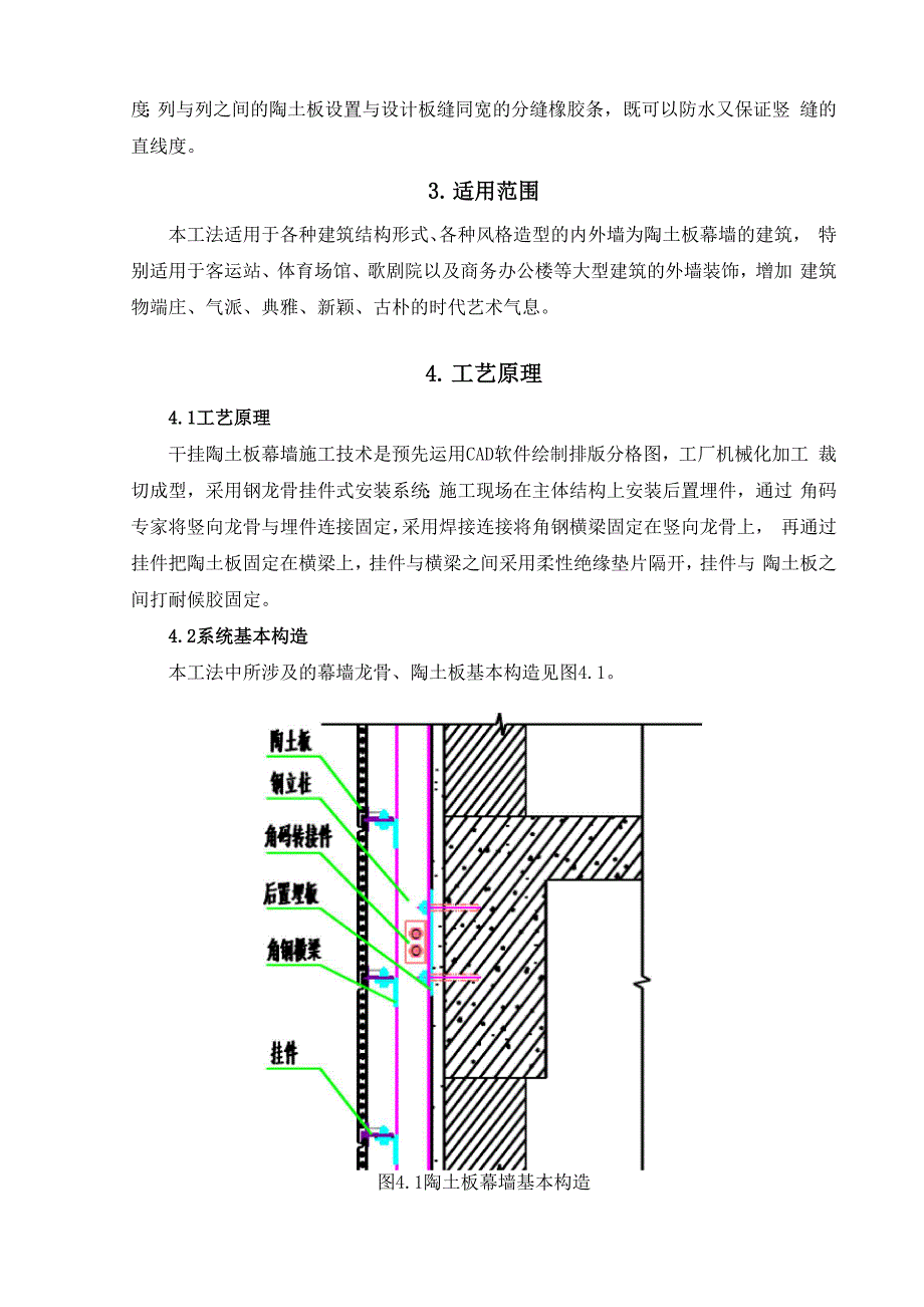 干挂陶板幕墙施工工法.docx_第2页