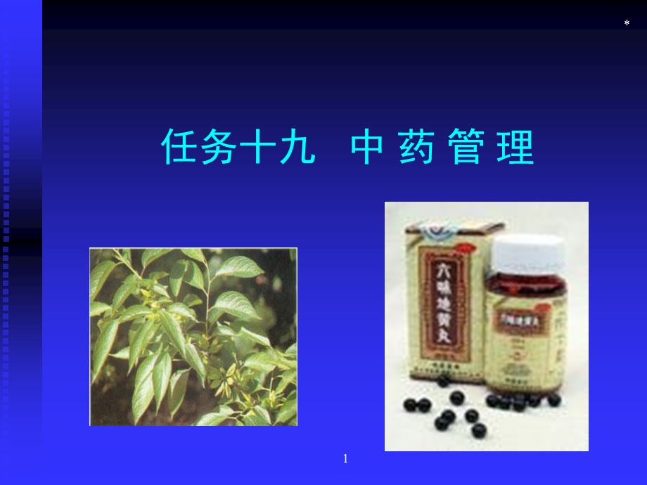 模块8任务十九-中药管理.ppt_第1页