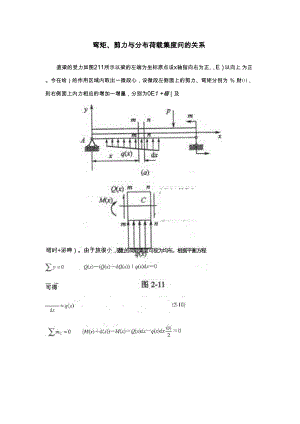 弯矩剪力与荷载的关系.docx