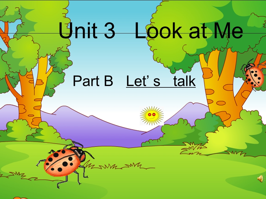 新版PEP三年级上册Unit3B-Let27s-talk.ppt_第1页