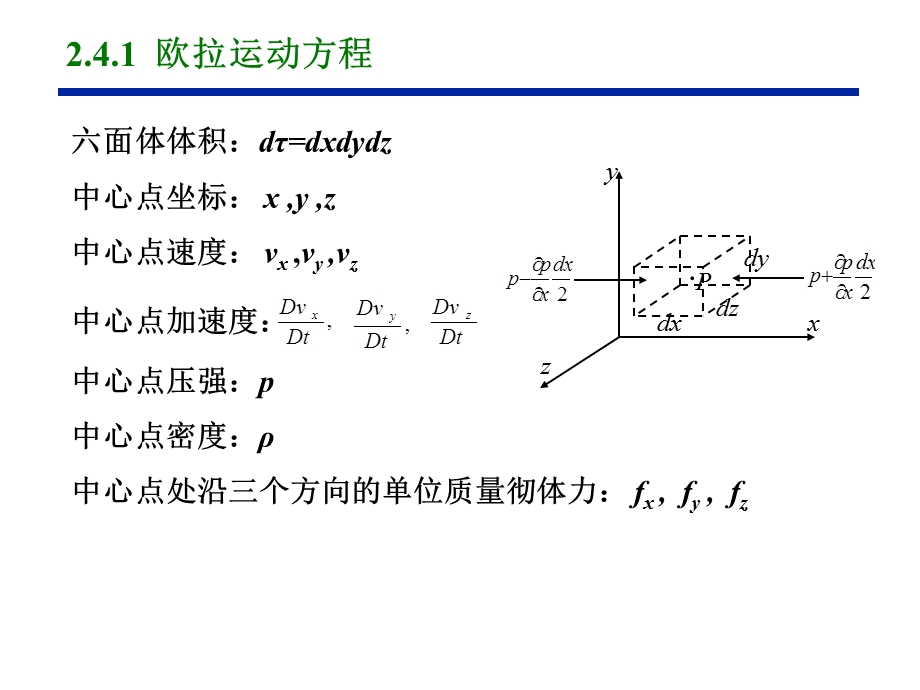 欧拉运动方程及其积分详解.ppt_第2页