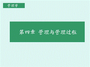 学生《管理学》第4章.ppt