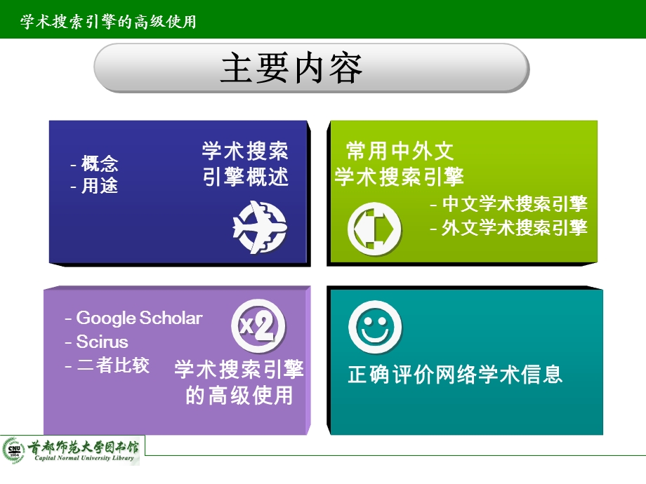 学术资源检索与利用学术搜索引擎高级使用.ppt_第2页