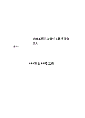 建筑工程五方责任主体项目负责人.docx