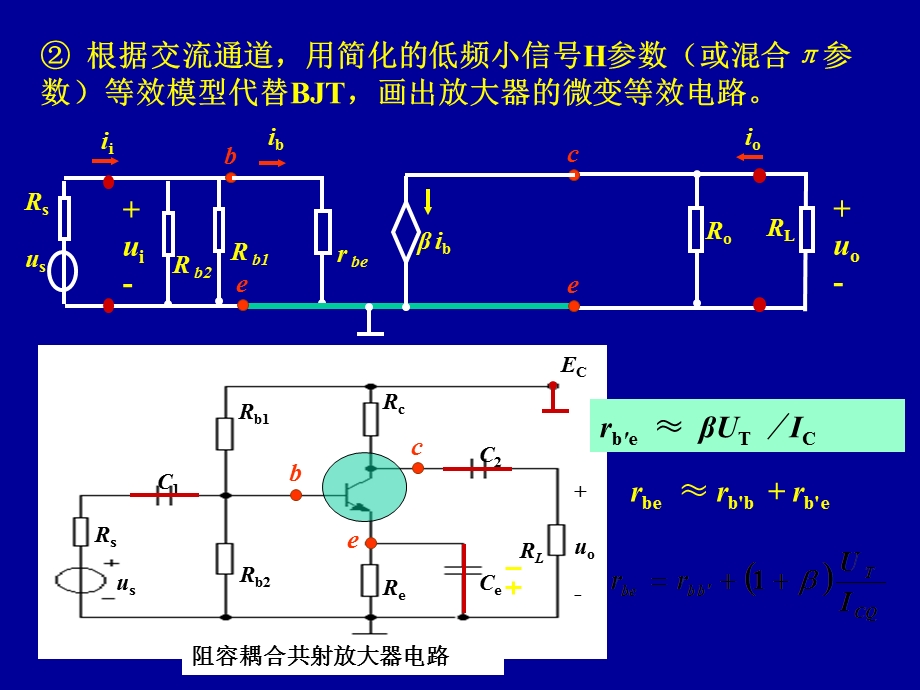 模电课件10第二章3放大电路的微变等效电路分析.ppt_第2页