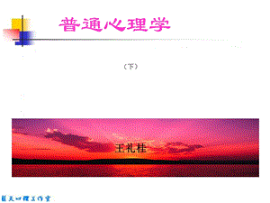 普通心理学-下.ppt